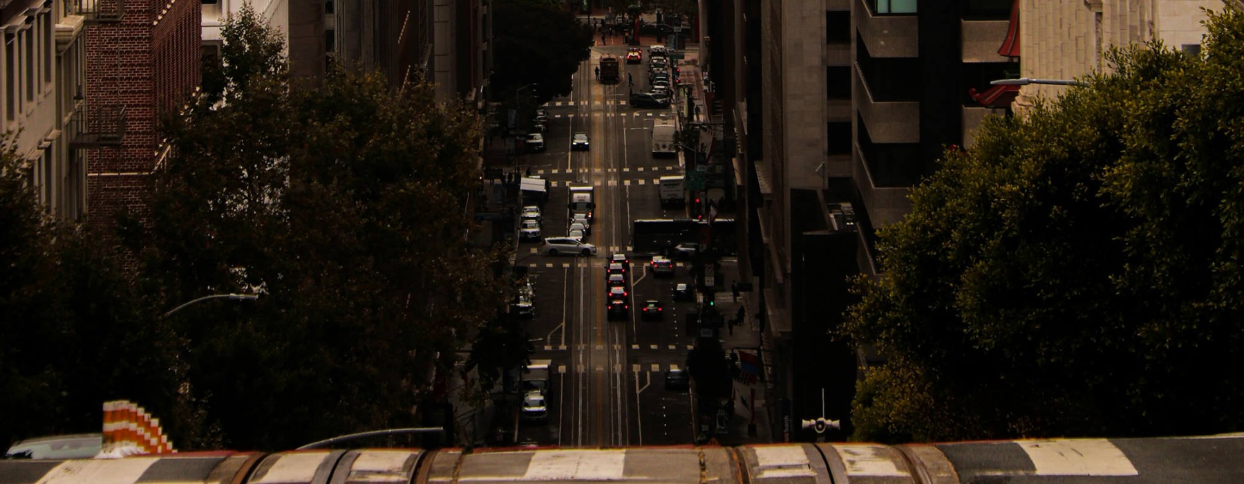 a city with tall buildings